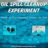 Easy Science Fair Oil Spill Cleanup Experiment