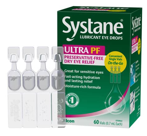 Systane Ultra Lubricant Eye Drops - Thick drop, preservative free ...