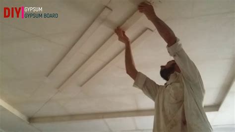 DIY how to make false ceiling at home BED ROOM CEILING DIY GYPSUM ...