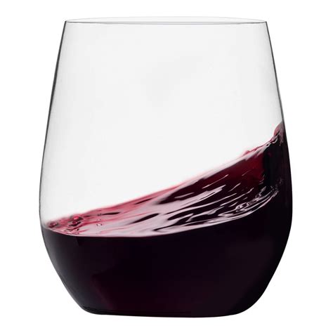 48 Pack Plastic Stemless Wine Glasses Disposable 12 Oz Clear Plastic ...