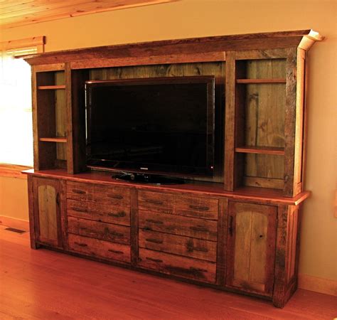 Hand Made Rustic Entertainment Center by Custom Rustic Furniture by Don ...