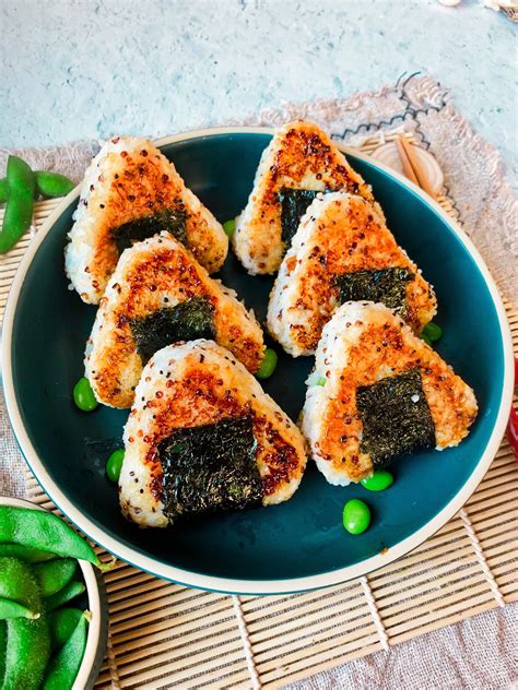 Vegan Yaki Onigiri (Japanese Grilled Rice Balls)