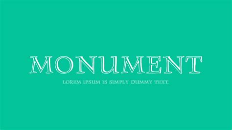 Monument Font Family : Download Free for Desktop & Webfont