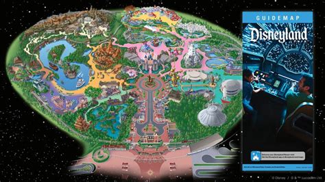 First Look At Disneyland Park Guide Map With Star Wars: Galaxy's Edge Added In - Doctor Disney