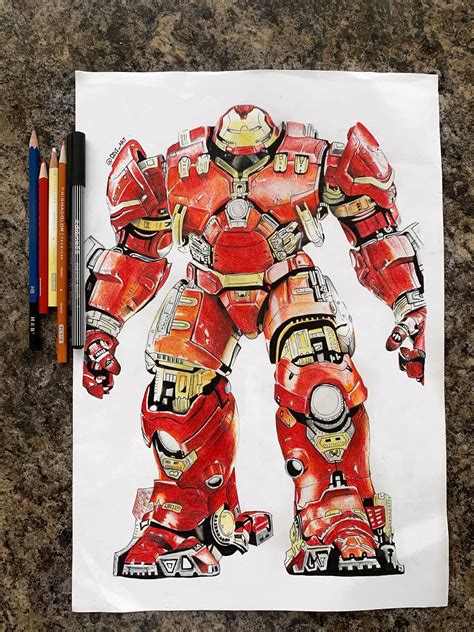 How To Draw Hulkbuster How to draw hulkbuster avengers infinity war