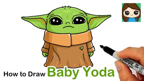 Baby Yoda Drawing