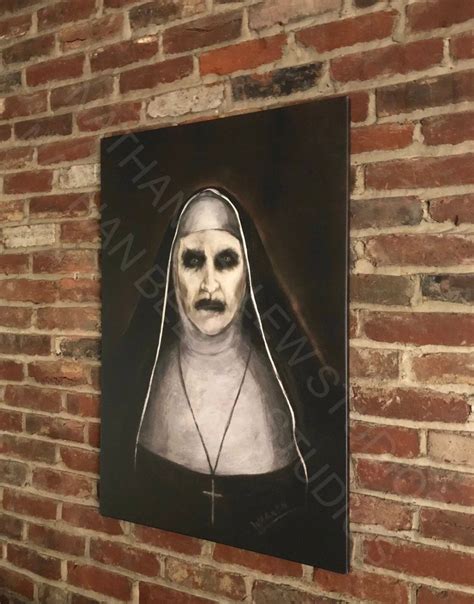 The Conjuring 2 Demon Nun Valak Painting James Wan Annabelle | Etsy