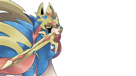 Zacian, Pokemon Sword and Shield, 4K, #76 Wallpaper PC Desktop