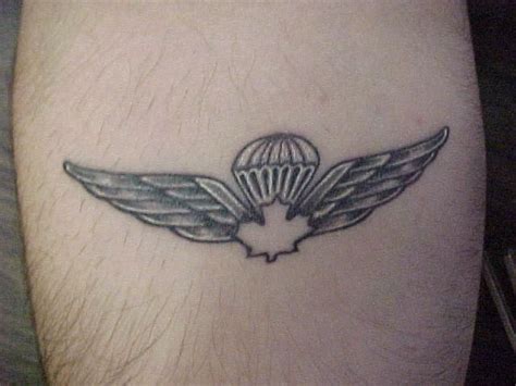 Canadian paratrooper wings tattoo | Airborne tattoos, Wings tattoo, Family tattoos