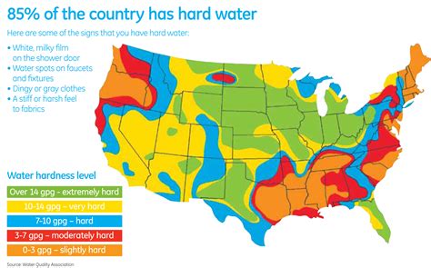 U.S. Water Hardness Level Map | GE Appliances