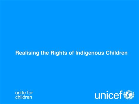 Realising the Rights of Indigenous Children - ppt download