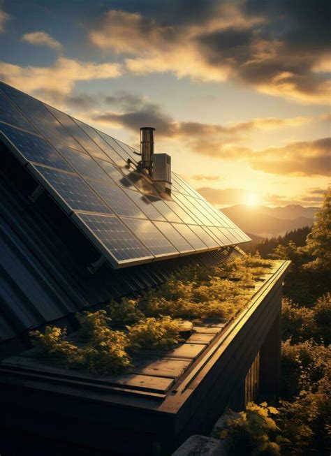 Technician installing solar panels on rooftop roof 29213325 Stock Photo ...