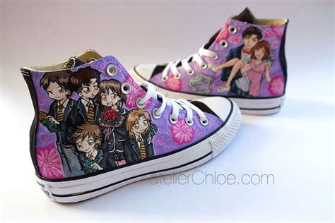 Custom Anime Converse Painted Vans Painted Shoes Anime - Etsy