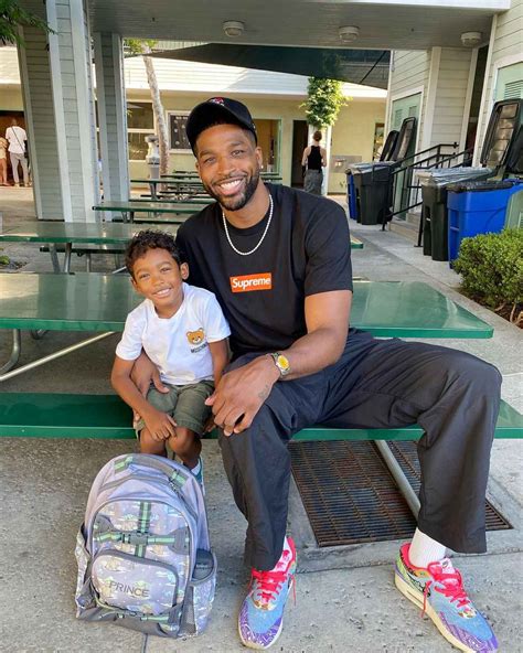 Tristan Thompson Celebrates Son Prince's 1st Day of School: Photo | Us ...