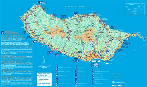 Madeira tourist attractions map - Ontheworldmap.com