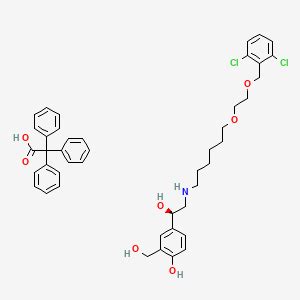 Vilanterol trifenatate | C44H49Cl2NO7 | CID 44482554 - PubChem