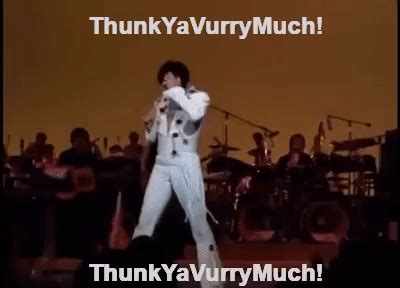 Elvis Presley - Thank You Very Much on Make a GIF