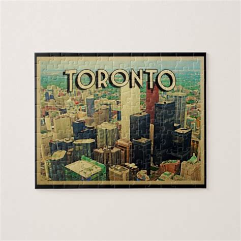 Toronto Skyline Jigsaw Puzzle | Zazzle.ca