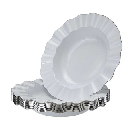 Deluxe Dinnerware | White Soup Bowls