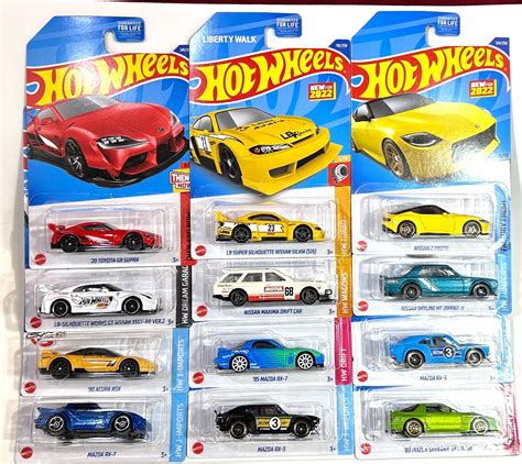 Hot Wheels - JDM Random - Lot of 6 - Honda Mazda Toyota Nissan Ships in ...