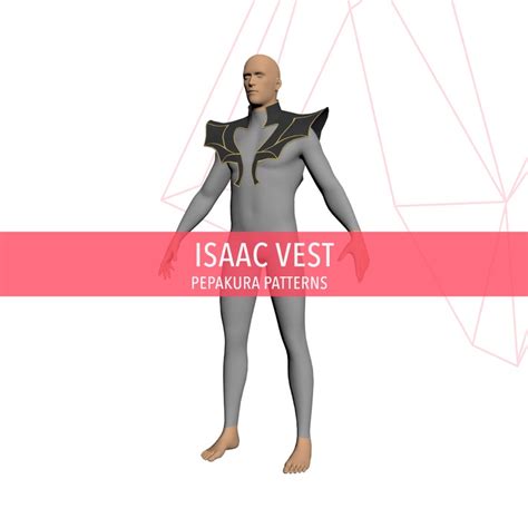 Isaac Vest Castlevania Cosplay Pepakura Foam Templates - Etsy