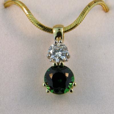 Tsavorite Garnet & Diamond Pendant | Exquisite Jewelry for Every ...