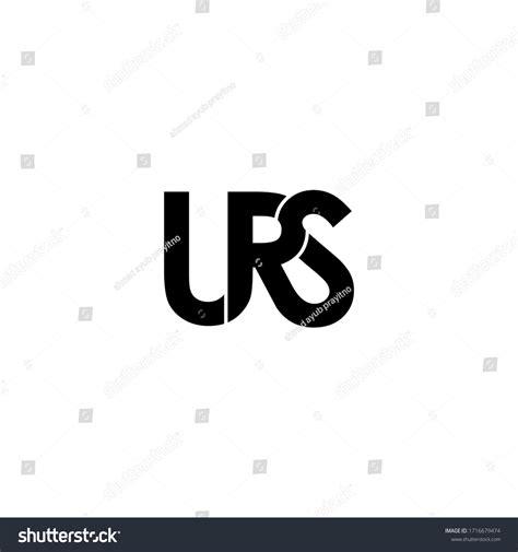 Urs Letter Original Monogram Logo Design Stock Vector (Royalty Free ...