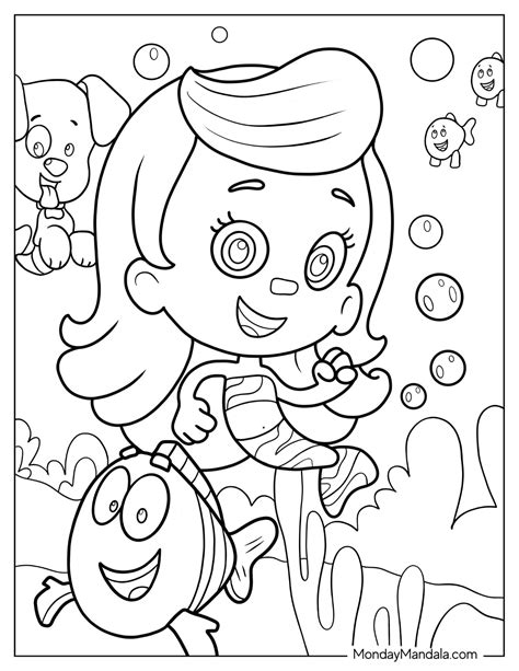 22 Bubble Guppies Coloring Pages (Free PDF Printables)