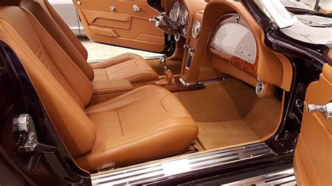 1963 Split Window Corvette Stingray Custom Leather Interior By Bux ...