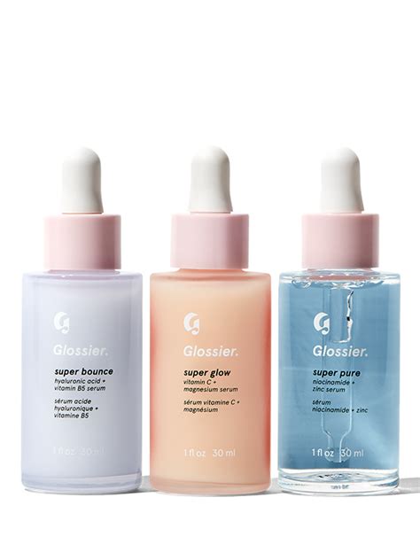 New Glossier Supers. These Glossier serums are new and improved! What's your favorite, Super ...