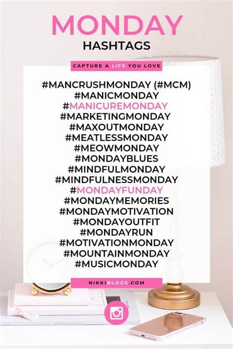 Ultimate Guide to Days of the Week Hashtags for Instagram | Social ...