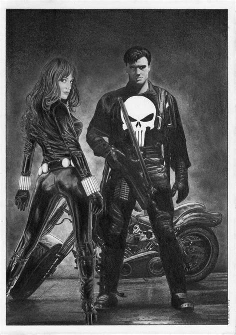 Black Widow abd Punisher by TimGrayson on DeviantArt