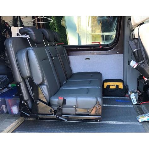 Sprinter Van Folding Seat Bed | 1, 2, or 3 Passenger | Sprinter van ...