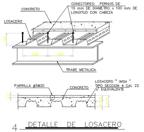 Ribbed slab construction details dwg file - Cadbull