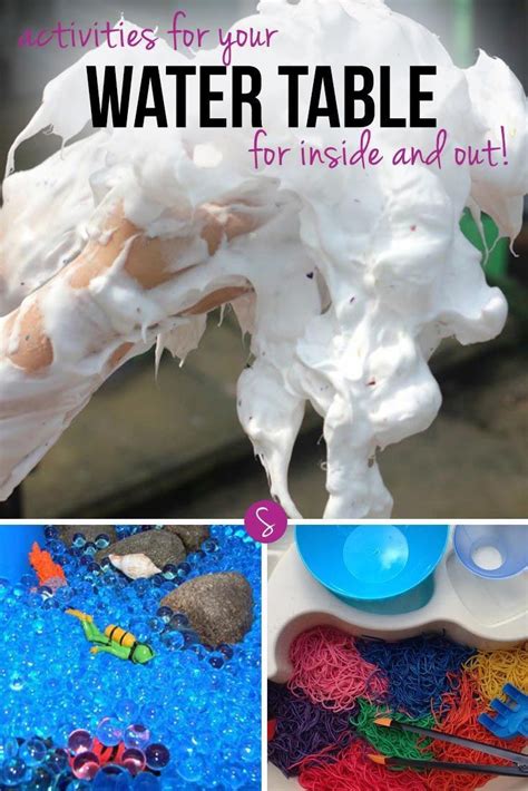 12 Sensory Water Table Activities for Preschoolers to Enjoy | Water table, Water table ...