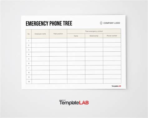 13 Free Phone Tree Templates (Word, PowerPoint, PDF)