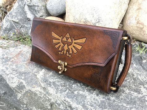 Leather switch case for a Nintendo switch and accessories