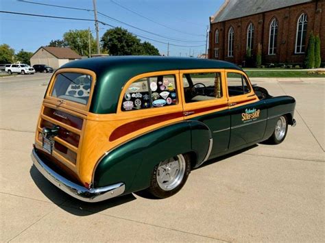 1952 Chevrolet Tin Woody Green Station Wagon for sale