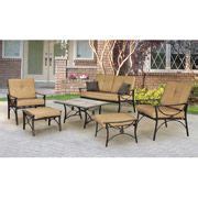 Better Homes and Gardens Hampton Hill 6-Piece Conversation Set | Patio furniture sets, Outdoor ...