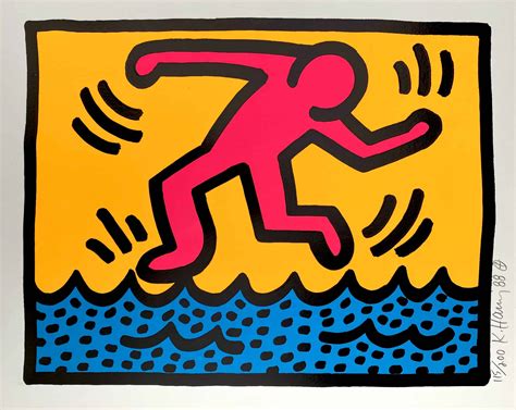 Keith Haring, Pop Shop II (Plate 3), from the Pop Shop II Portfolio ...