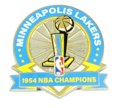 Minneapolis Lakers 1954 NBA Champions Pin - Limited 1,000