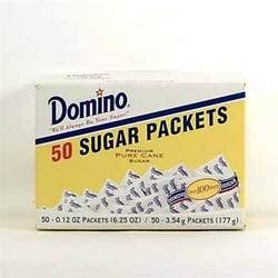 Domino Sugar Packets, 50 Count (Pack of 1) Food, Beverages Tobacco Food ...