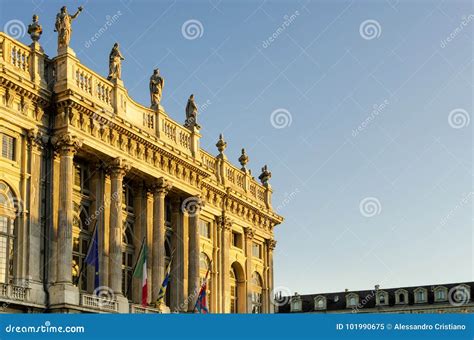 Turin, Palazzo Madama stock image. Image of juvarra - 101990675