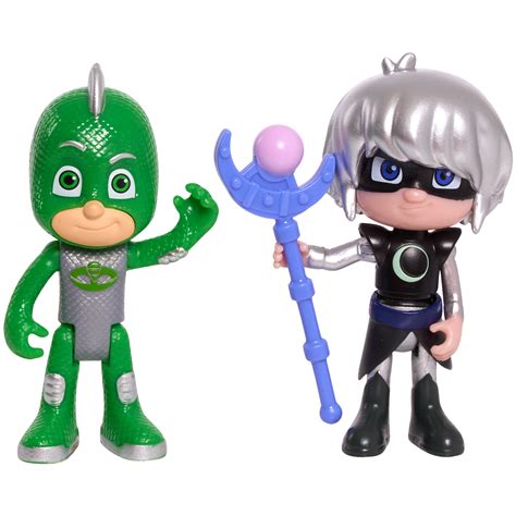 PJ Masks Hero VS Villain 2 Pack Figure Set, Gekko & Luna Girl, Kids ...