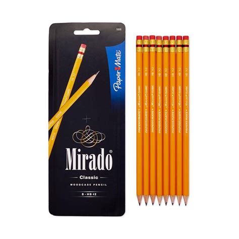 Paper Mate Mirado Classic Woodcase Pencil (Pack of 8) 5888 - The Home Depot