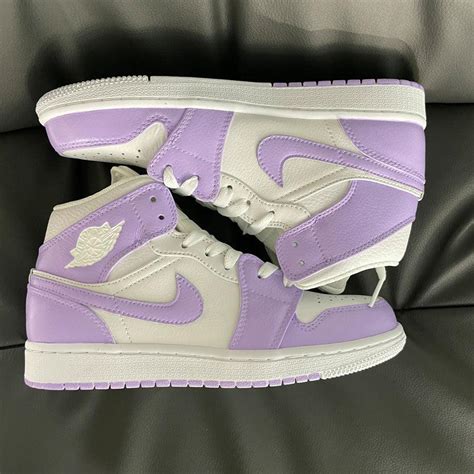 Custom Nike Air Jordan 1 Mid Purple – oicustom