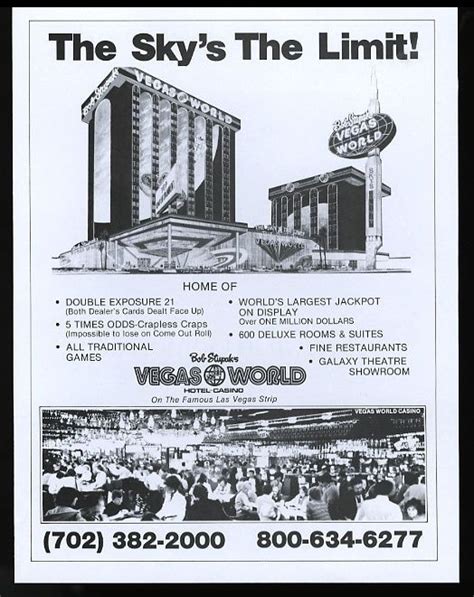 1986 Bob Stupak s Vegas World hotel casino floor photo vintage print ad ...