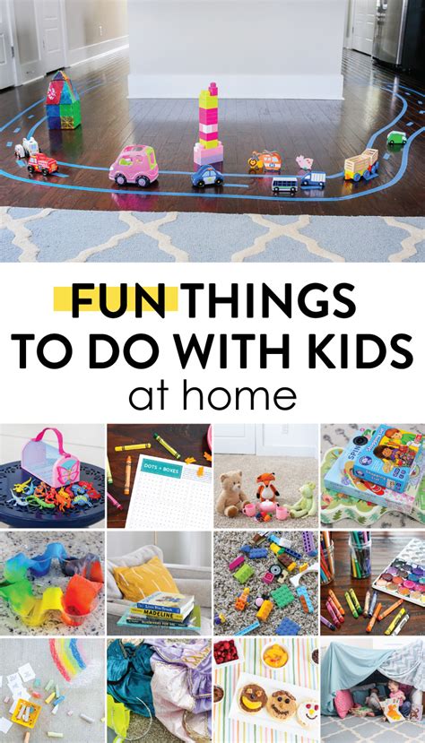 Simple Things to Do with Kids At Home - The Littles & Me | Kids family ...