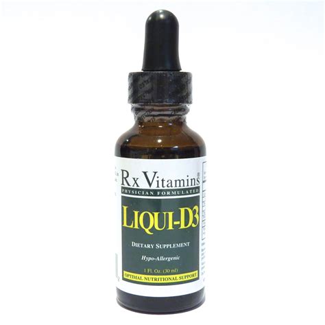 Vitamin D3 Liquid - Meridian Solutions