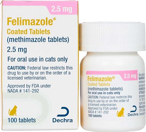 Felimazole for Cats Dechra Veterinary - Safe.Pharmacy|Hormone | Cat Rx ...